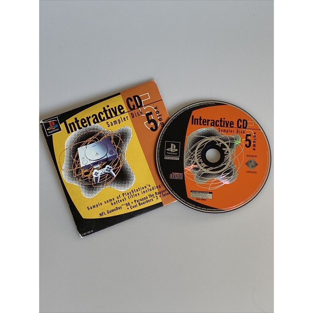 PlayStation One Interactive CD Sampler Disk Vol. 5 Parappa The Rapper, Etc.